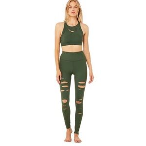 ALO Yoga Ripped Warrior Leggings size XS